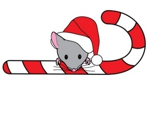 mouse candy cane