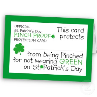 St. Pat's card